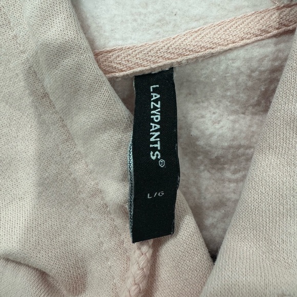 Lazypants Pink Hoodie (Size L/G) - Picture 4 of 4
